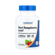 Nutricost, Red Raspberry Leaf, 120 Capsules front packaging view