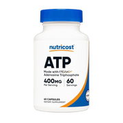 Nutricost, ATP, 400mg, 60 Capsules front packaging view