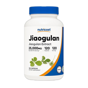 Nutricost, Jiaogulan Extract, 25,000mg, 120 Capsules front packaging view