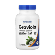 Nutricost, Graviola, 240 Capsules front packaging view