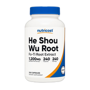 Nutricost He Shou Wu Root Supplement 1,200mg 240 Capsules front packaging view