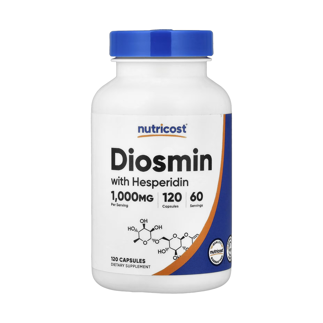 Nutricost, Diosmin With Hesperidin, 120 Capsules front packaging view