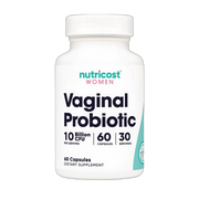 Nutricost, Vaginal Probiotic for Women, 10 Billion CFU, 60 Capsules front packaging view