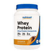 Nutricost, Whey Protein Concentrate, Chocolate Peanut Butter, 2 lb front packaging view