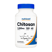 Nutricost, Chitosan, 1,200mg, 120 Capsules front packaging view