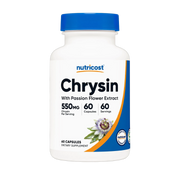 Nutricost, Chrysin, 550 mg, 60 Capsules front packaging view