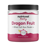 Nutricost Pantry Dragon Fruit Powder, 8 oz front packaging view