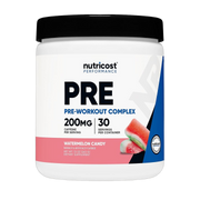Nutricost, Performance, Pre-Workout Complex, Watermelon Candy, 13 oz, 363 g front packaging view