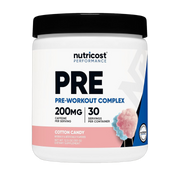 Nutricost, Pre-Workout Complex, Cotton Candy, 12.5 oz, 351 g front packaging view