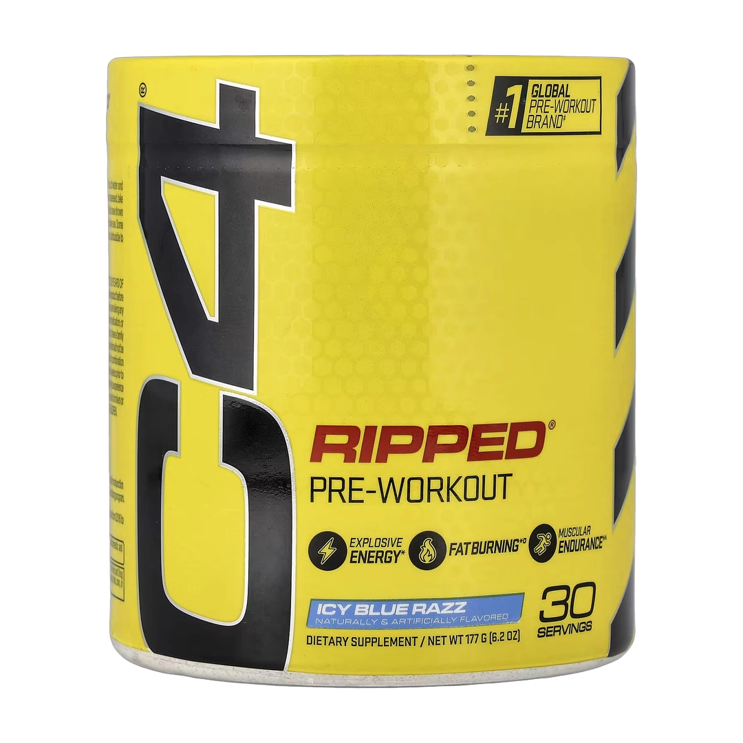 C4 / Cellucor, C4 Ripped®, Pre-Workout, Icy Blue Razz, 6.2 oz (177 g)