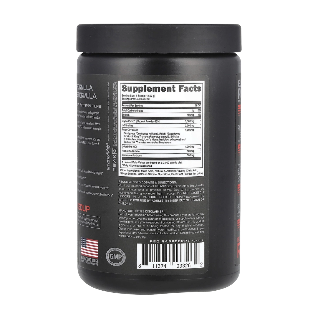 Bucked Up, Pump-Ocalypse, Blood Raz, 13.72 oz (388.95 g)