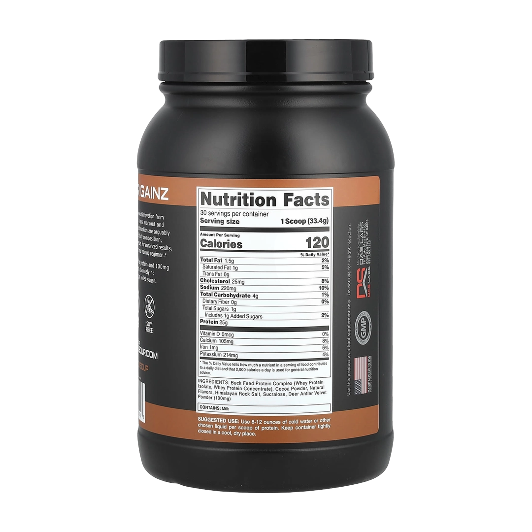 Bucked Up, Buck Feed ™, Original Protein, Chocolate, 35.34 oz (1,002 g)