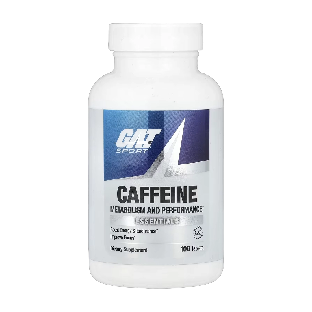 GAT, Sport, Caffeine, Metabolism and Performance, 100 Tablets