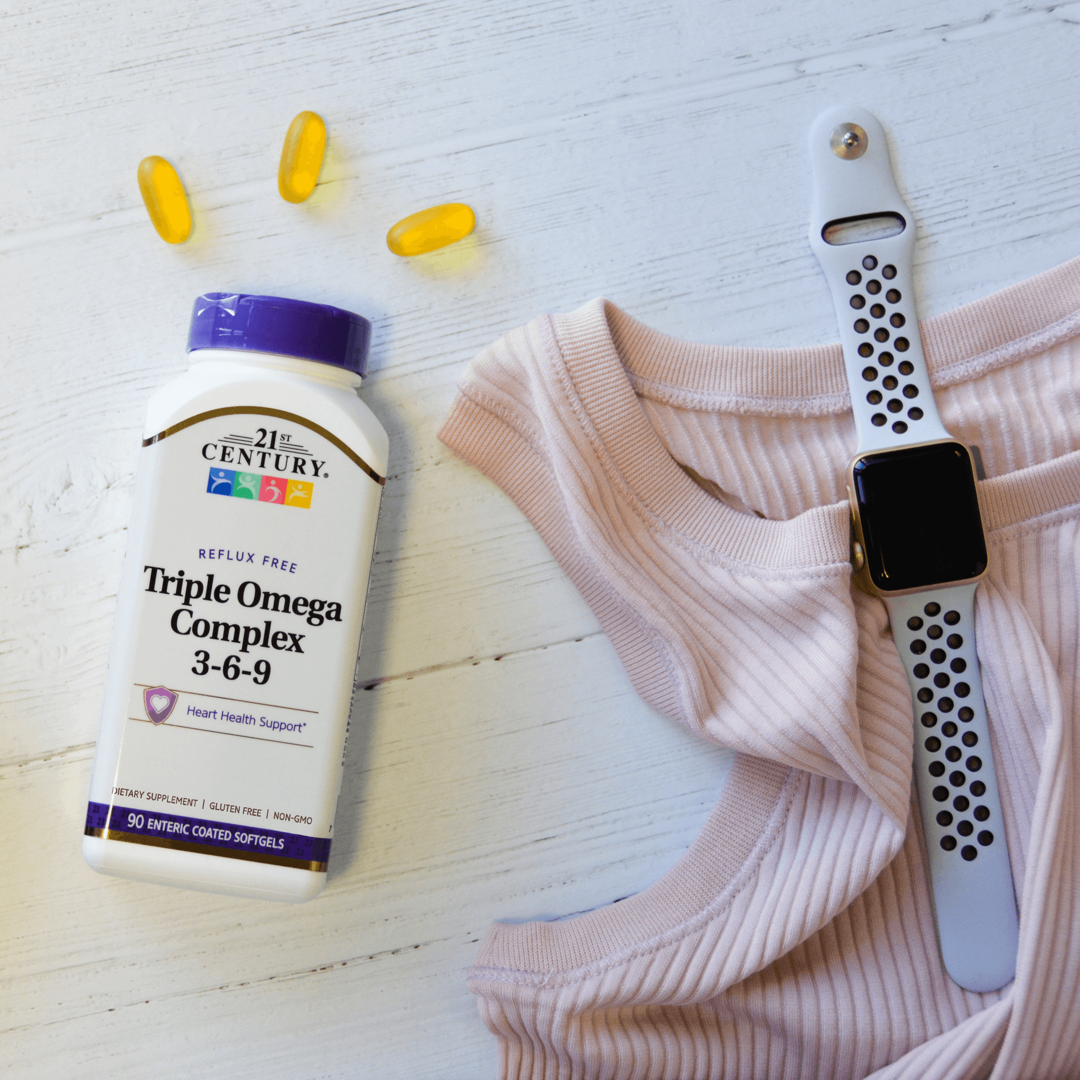 21st Century, Triple Omega Complex 3-6-9, 180 Enteric Coated Softgels lifestyle image
