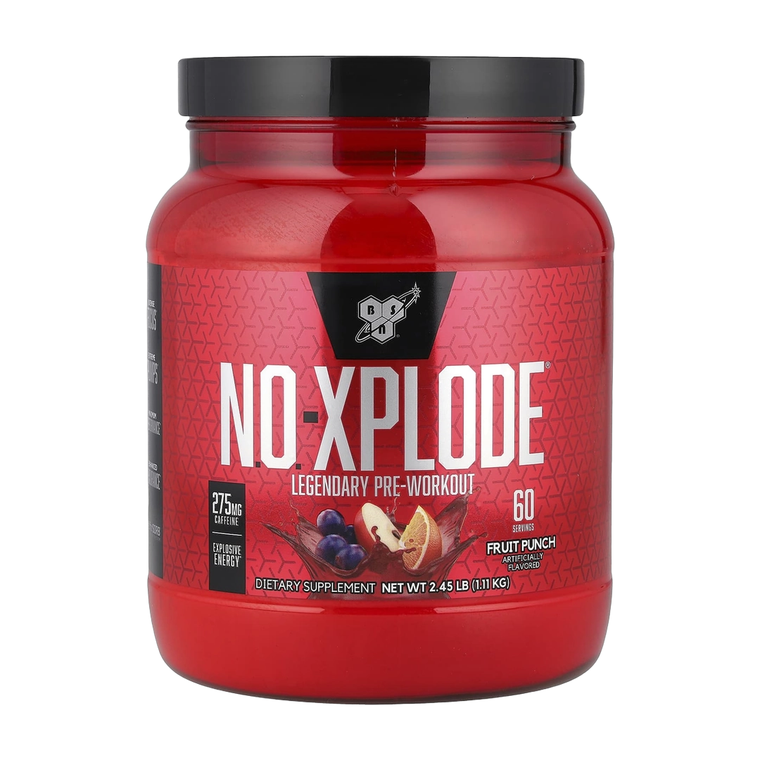 BSN, N.O.-Xplode®, Legendary Pre-Workout, Fruit Punch, 2.45 lbs (1.11 kg)