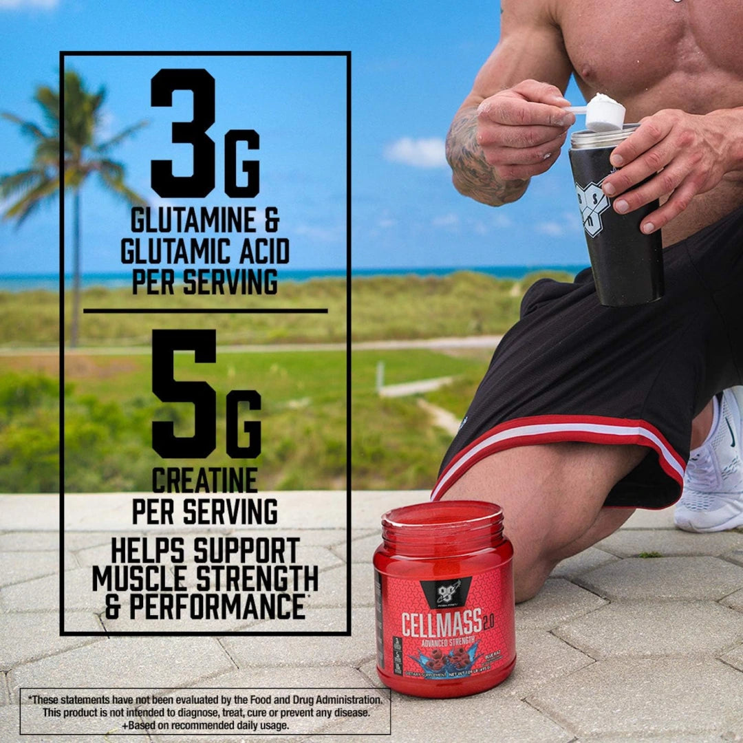 BSN, Cellmass 2.0®, Advanced Strength, Arctic Berry, 1.09 lb (495 g)