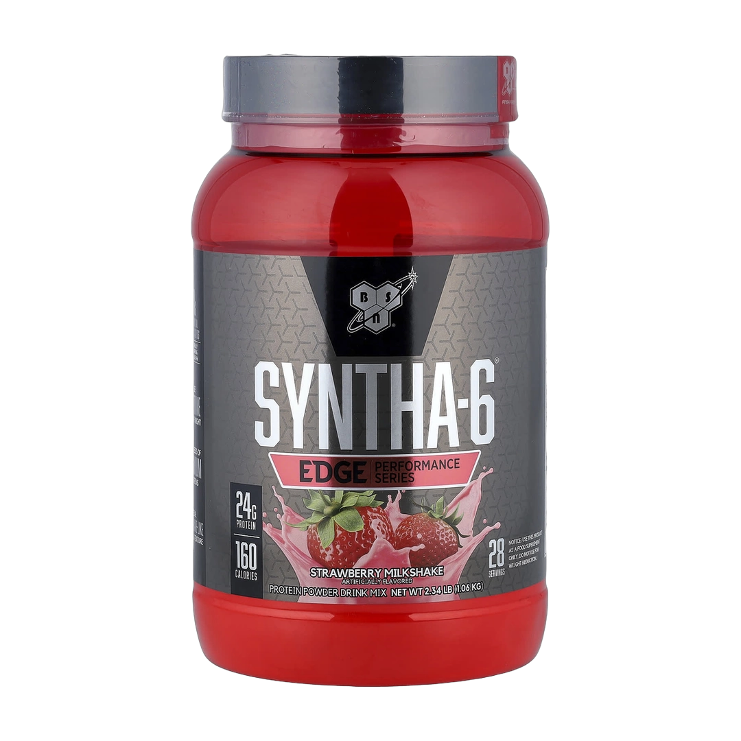 BSN, Syntha-6® Edge, Protein Powder Drink Mix, Strawberry Milkshake, 2.34 lb (1.06 kg)