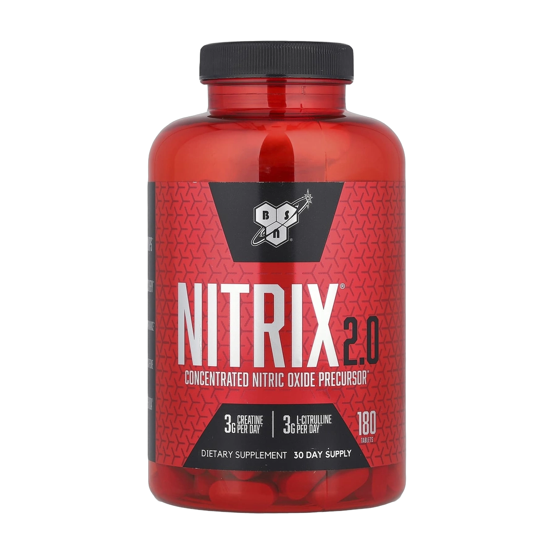 BSN, Nitrix® 2.0, Concentrated Nitric Oxide Precursor, 180 Tablets