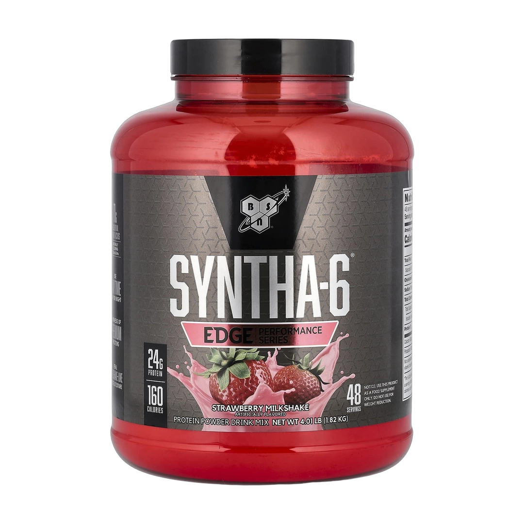 BSN, Syntha-6 Edge®, Protein Powder Drink Mix, Strawberry Milkshake, 4.01 lb (1.82 kg)