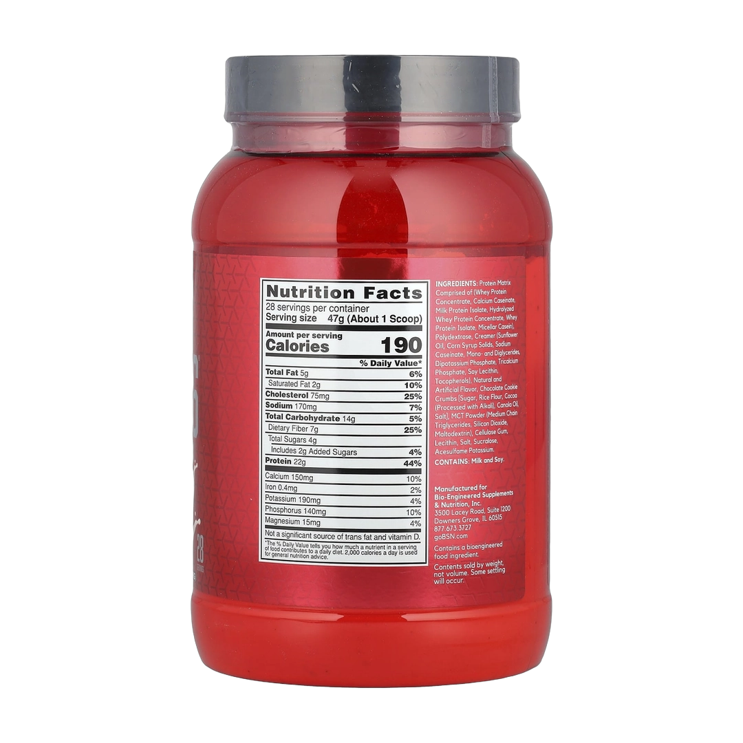 BSN, Syntha-6®, Ultra Premium Protein Matrix, Cookies & Cream, 2.91 lb (1.32 kg)