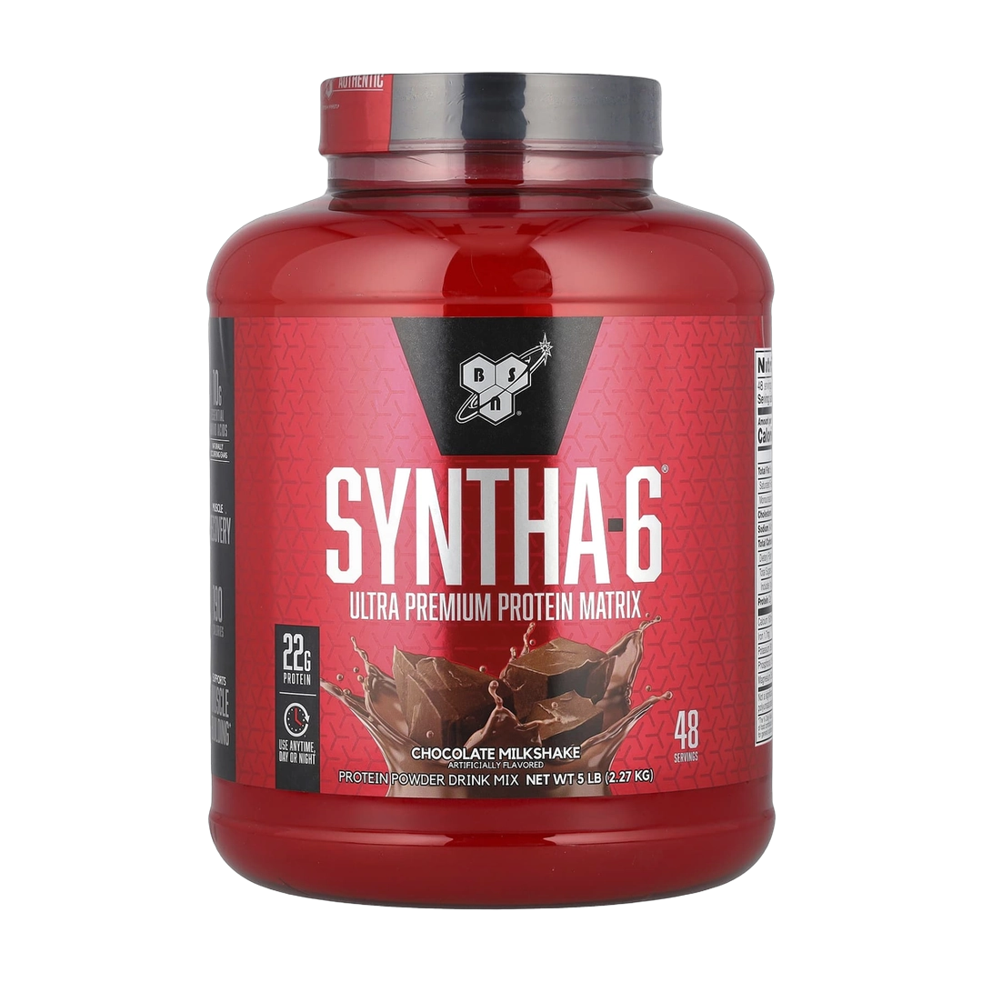 BSN, Syntha-6®, Ultra Premium Protein Matrix, Chocolate Milkshake, 5 lb (2.27 kg)
