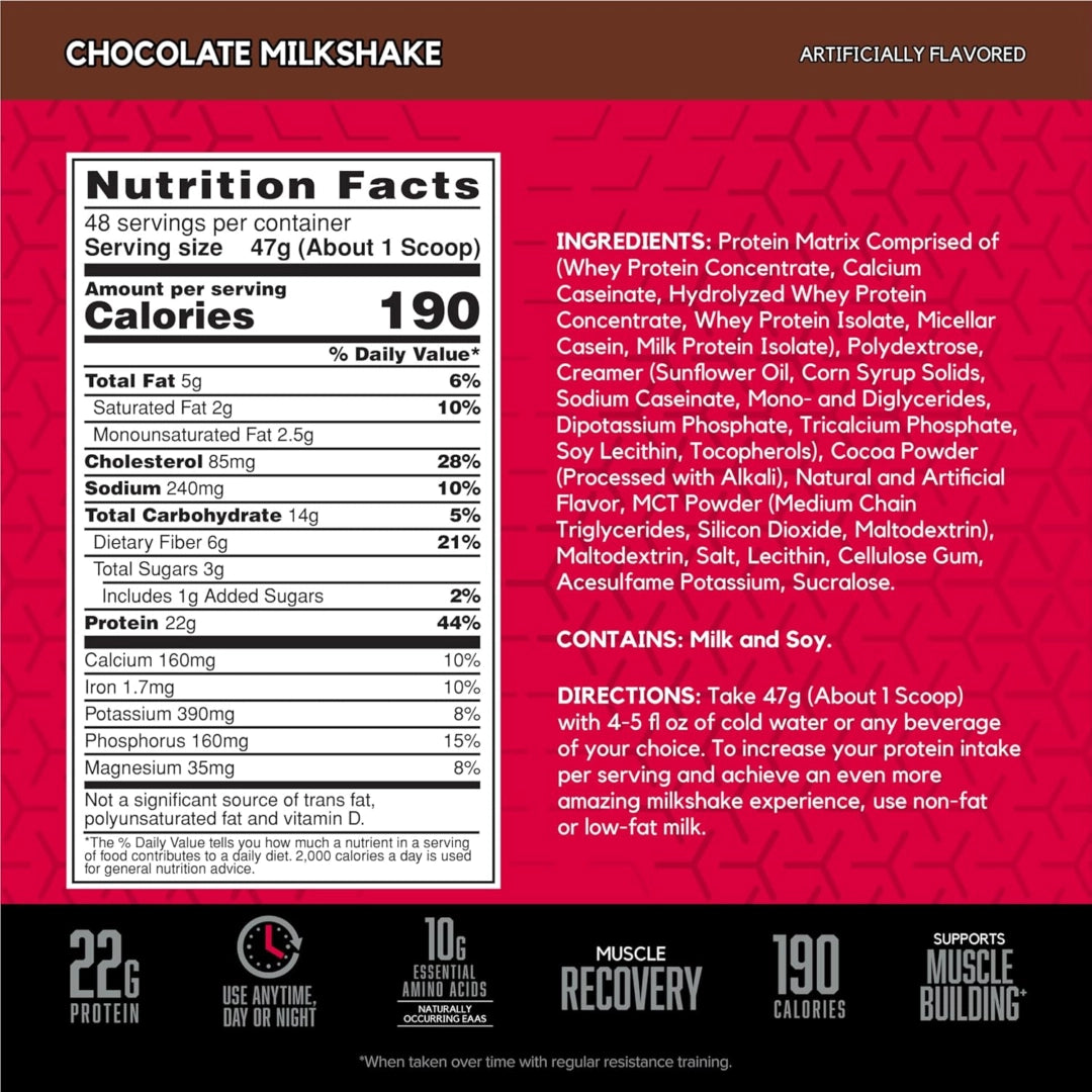 BSN, Syntha-6®, Ultra Premium Protein Matrix, Chocolate Milkshake, 5 lb (2.27 kg)