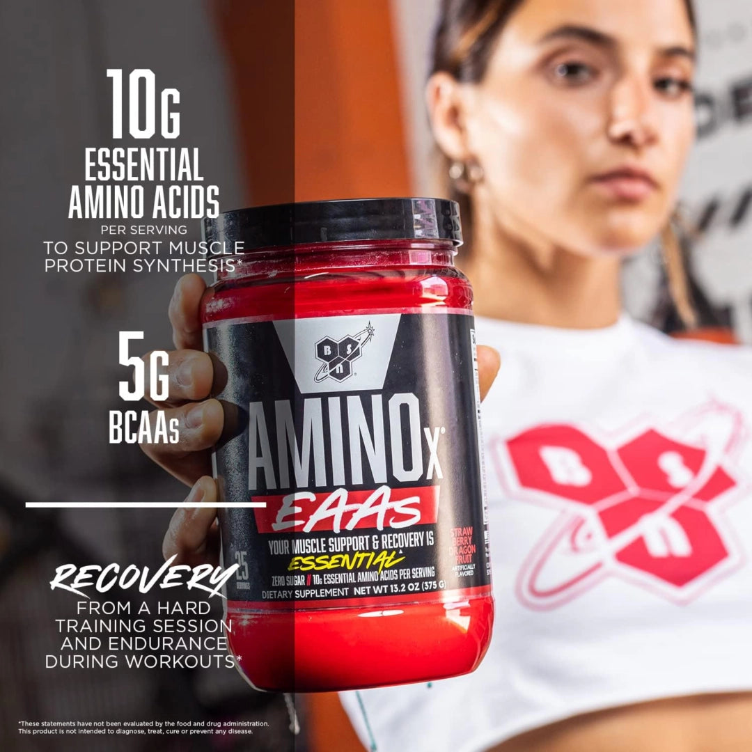 BSN, AminoX, EAAs, Muscle Support & Recovery, Watermelon Smash, 13.2 oz (375 g)