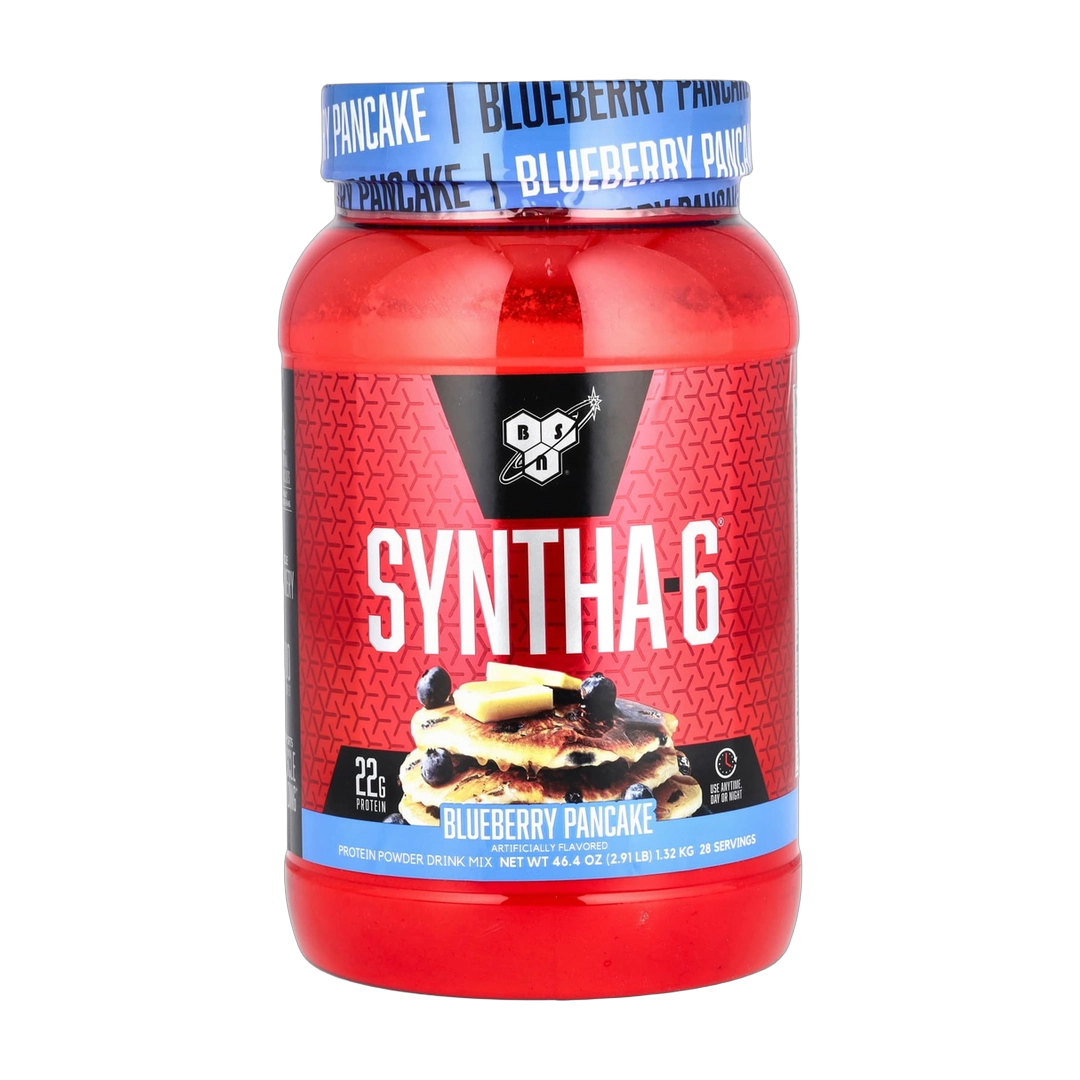 BSN, Syntha-6®, Protein Powder Drink Mix, Blueberry Pancake, 2.91 lb (1.32 kg)