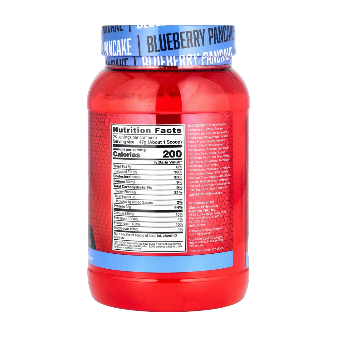 BSN, Syntha-6®, Protein Powder Drink Mix, Blueberry Pancake, 2.91 lb (1.32 kg)