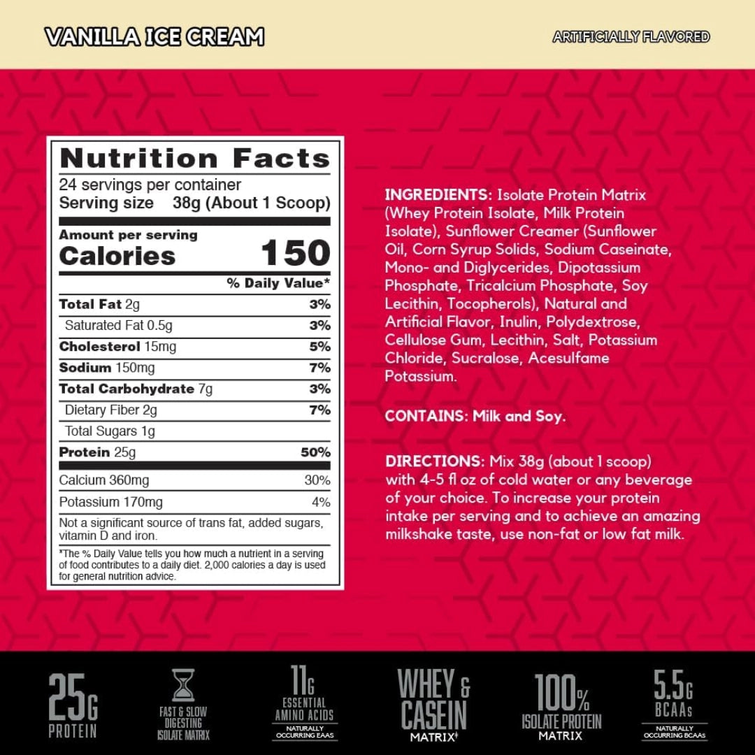BSN, Syntha-6® Isolate, Protein Powder Drink Mix, Vanilla Ice Cream, 2.01 lbs (912 g)