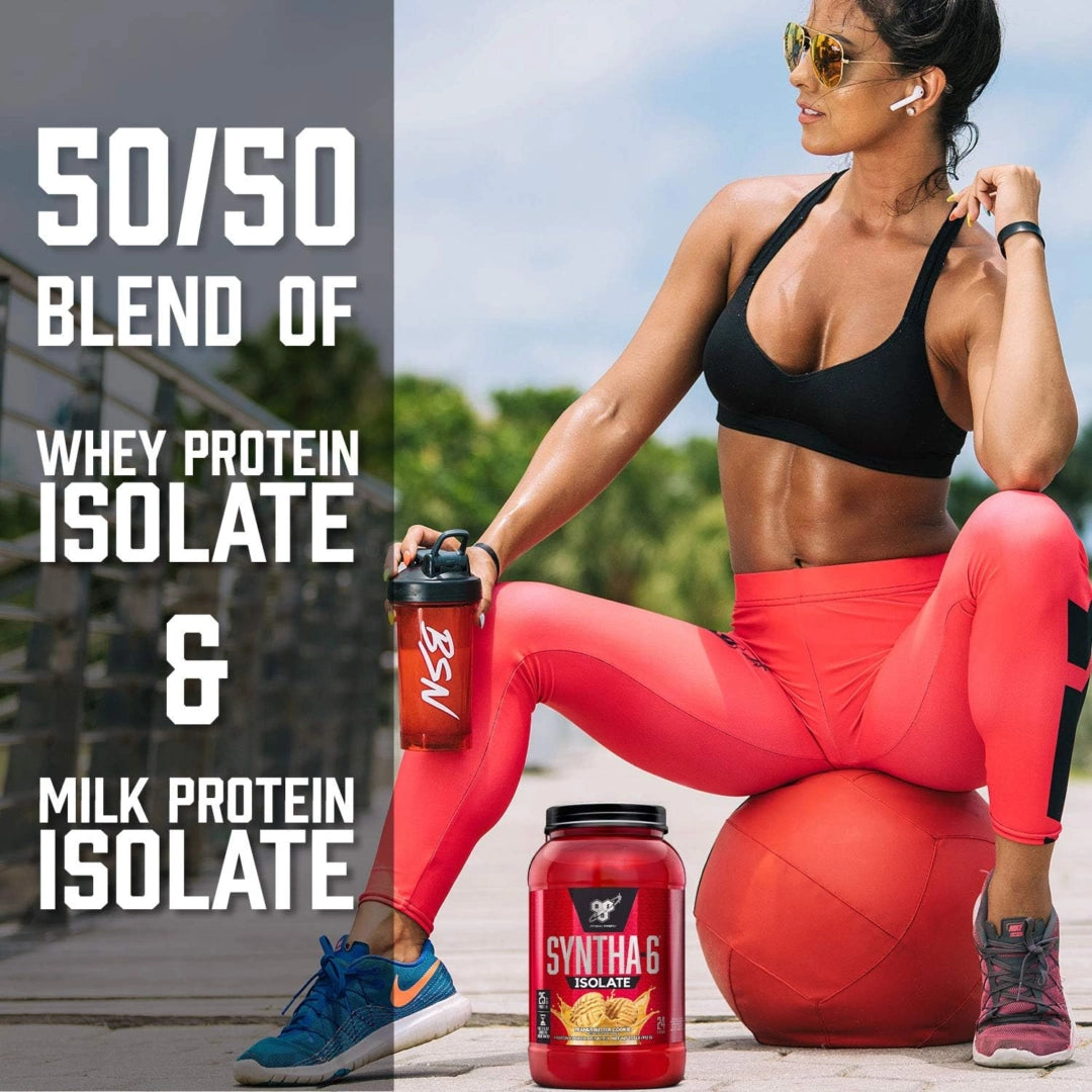 BSN, Syntha-6® Isolate, Protein Powder Drink Mix, Vanilla Ice Cream, 4.02 lbs (1.82 kg)