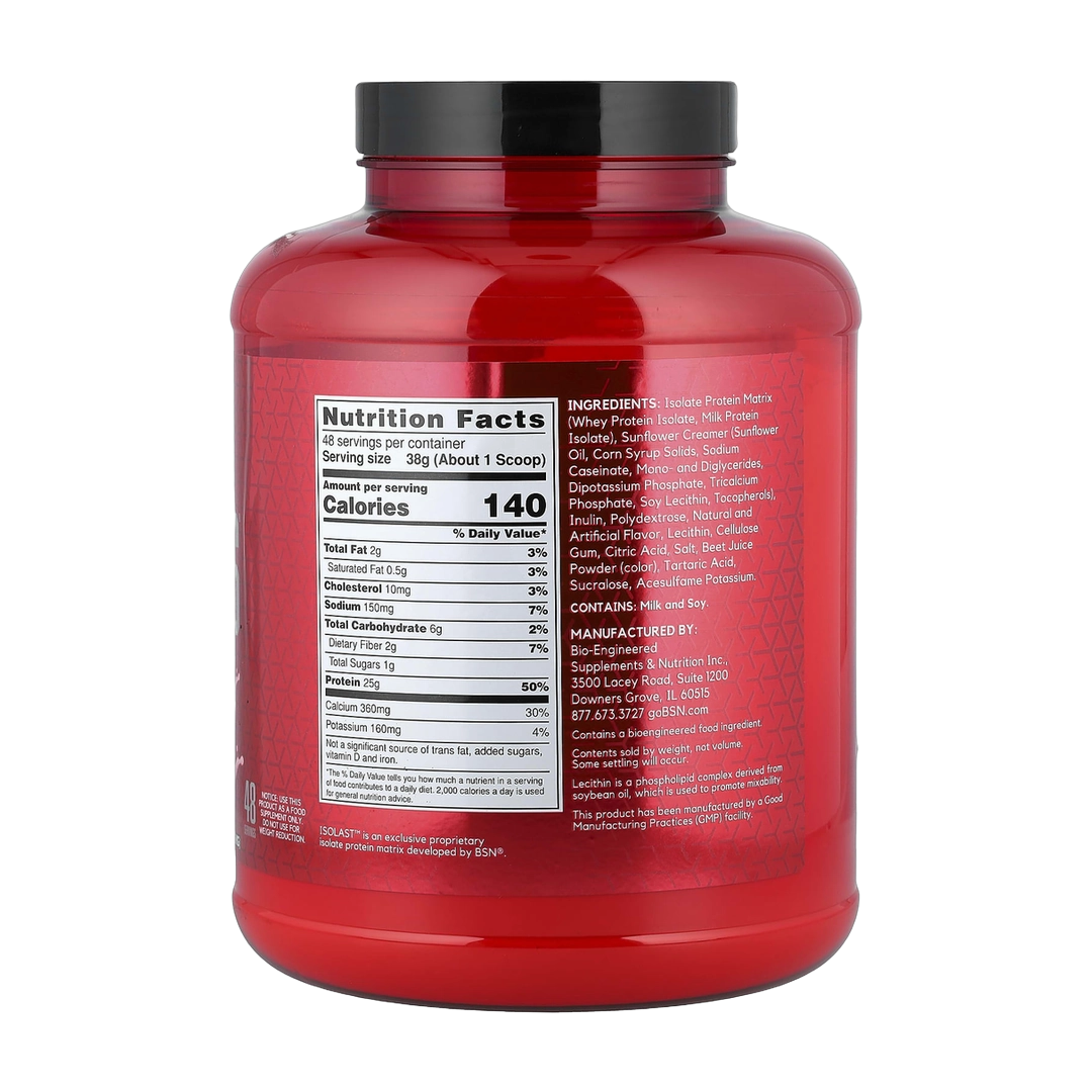 BSN, Syntha-6® Isolate, Protein Powder Drink Mix, Strawberry Milkshake, 4.02 lbs (1.82 kg)