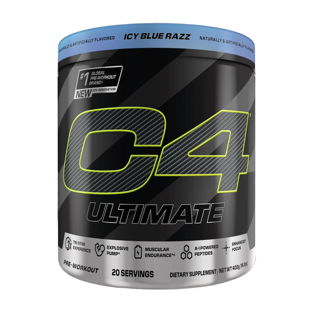 C4 / Cellucor, C4® Ultimate, Pre-Workout, Icy Blue Razz, 14.1 oz (400 g)