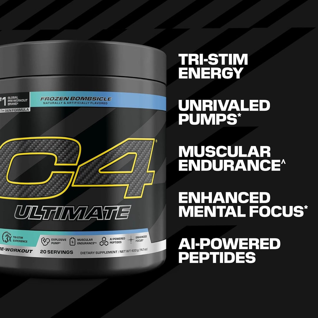 C4 / Cellucor, C4® Ultimate, Pre-Workout, Frozen Bombsicle, 14.1 oz (400 g)