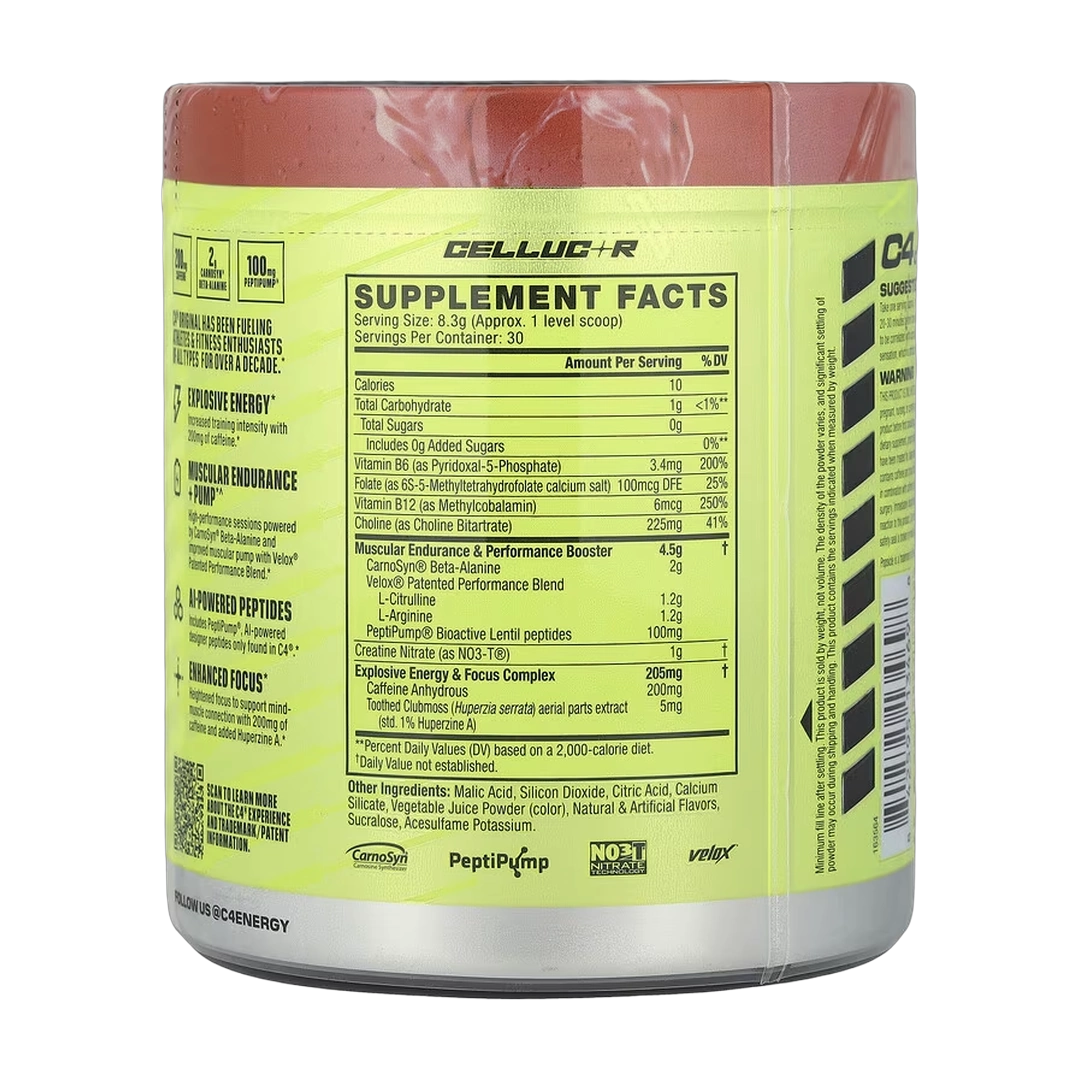 C4 / Cellucor C4® Original, Pre-Workout, Cherry Popsicle®, 8.8 oz (249 g)