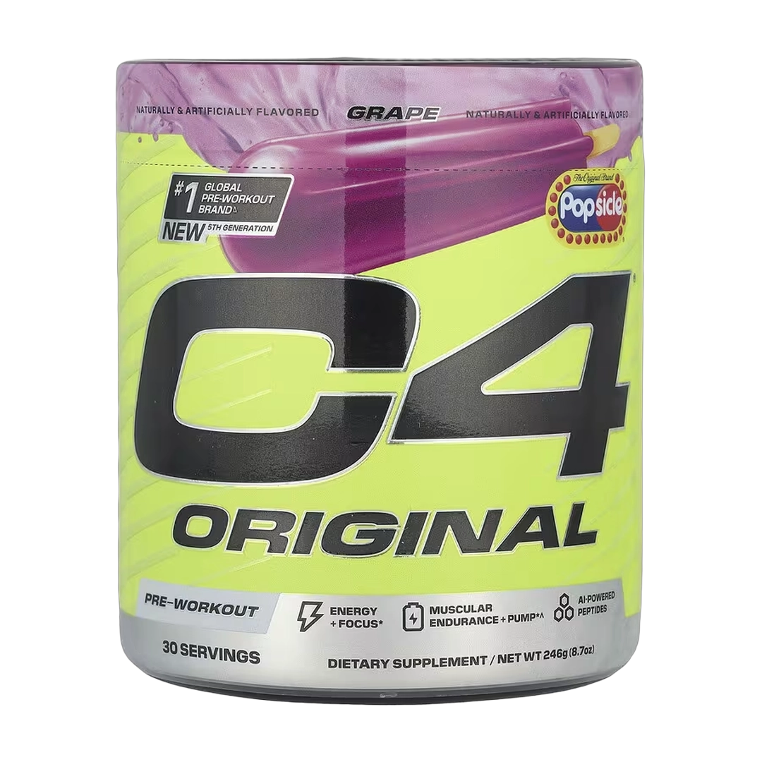 C4 / Cellucor, C4® Original, Pre-Workout, Grape Popsicle®, 8.7 oz (246 g)