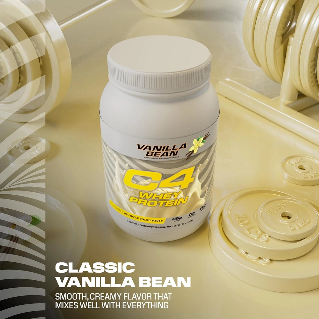 C4 / Cellucor, C4® Whey Protein, Vanilla Bean, 5.02 lb (2.28 kg)