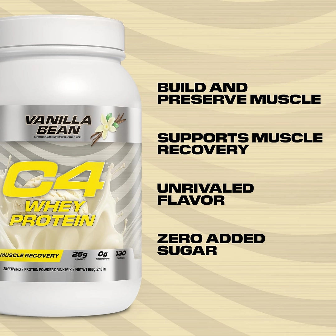 C4 / Cellucor, C4® Whey Protein, Vanilla Bean , 2.13 lb (966 g)