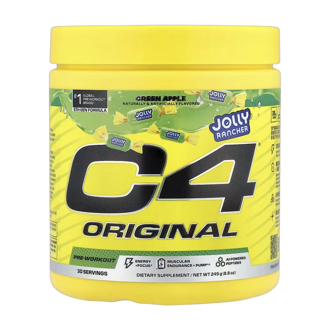 C4 / Cellucor C4® Original, Pre-Workout, Jolly Rancher Green Apple, 8.8 oz (249 g)