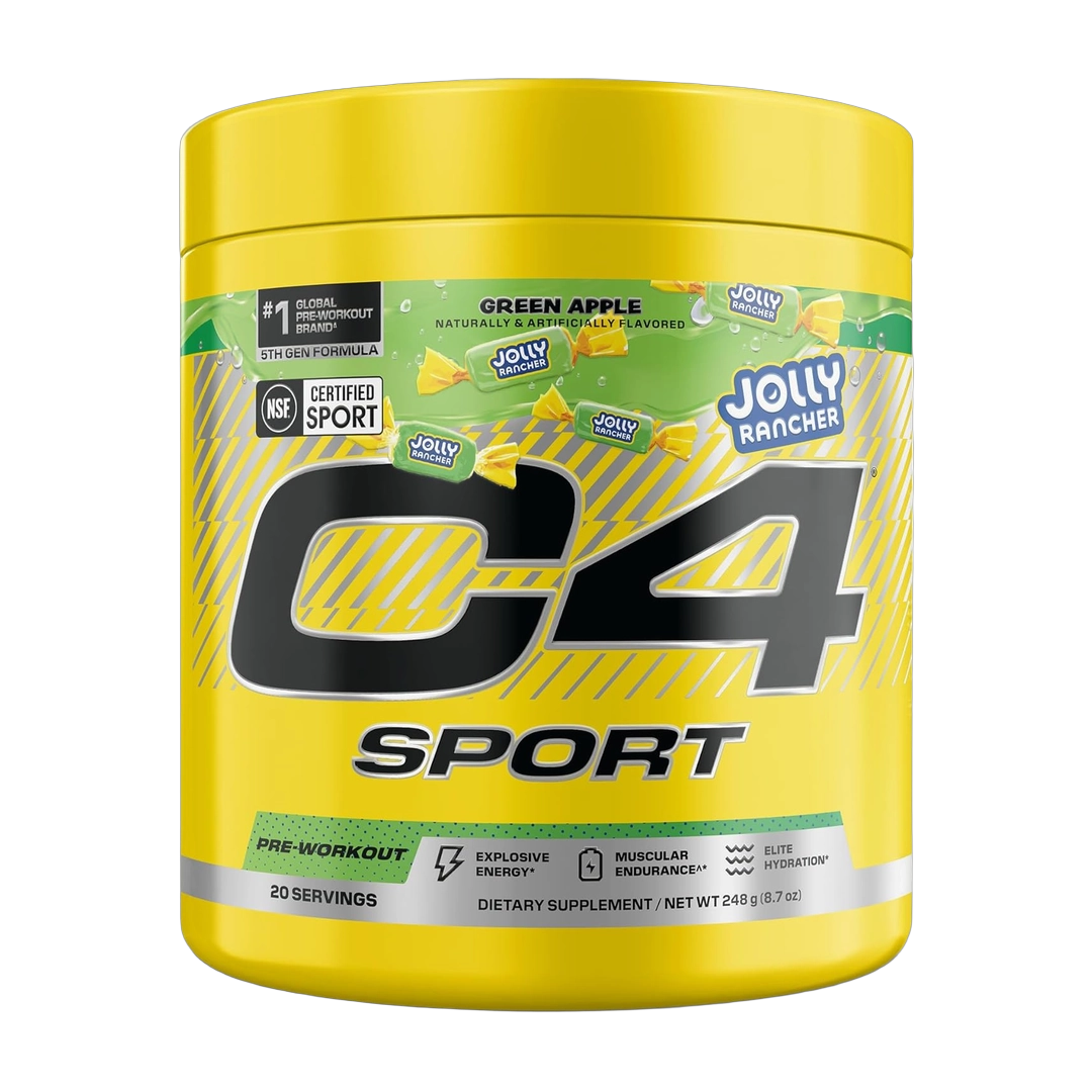 C4 / Cellucor, C4® Sport, Pre-Workout, Jolly Rancher Green Apple, 8.7 oz (248 g)
