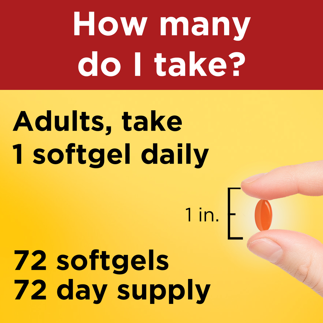 Nature Made, CoQ10, 100 mg, 72 Softgels lifestyle image