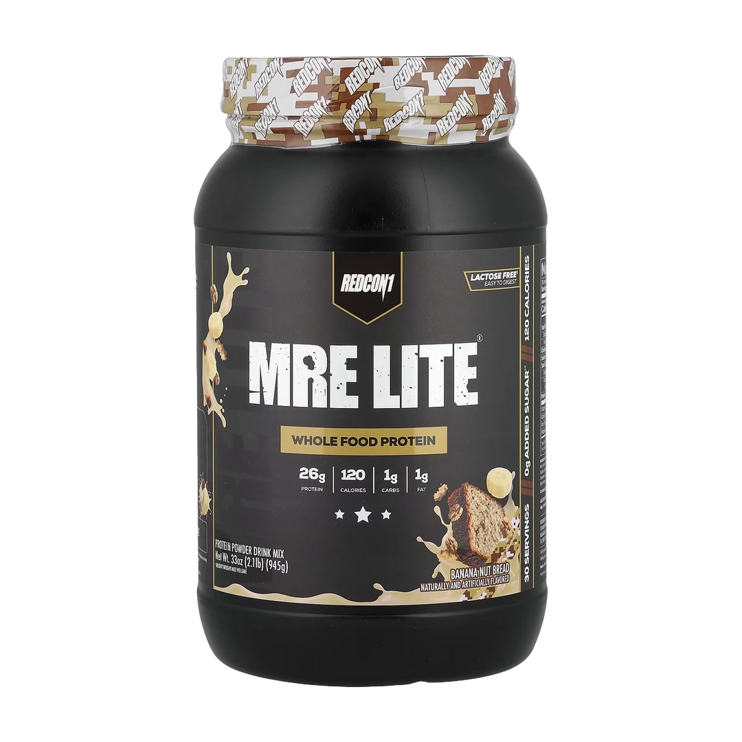Redcon1, MRE Lite, Whole Food Protein, Banana Nut Bread, 2.08 lb (945 g)