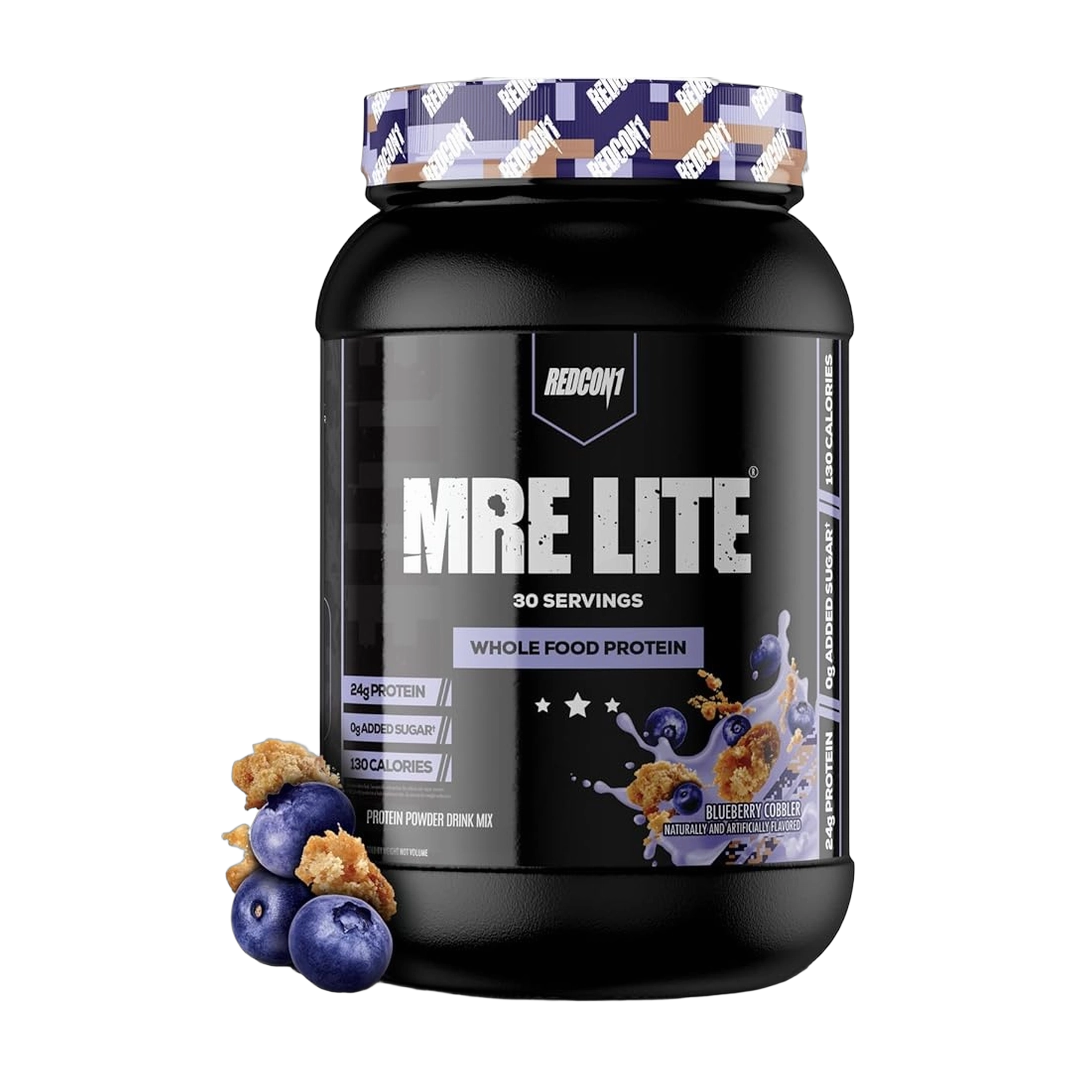 Redcon1, MRE Lite, Whole Food Protein, Blueberry Cobbler, 1.92 lb (870 g)
