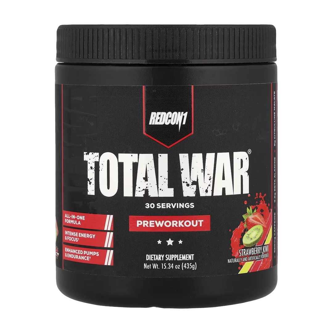 Redcon1, Total War®, Pre-Workout, Strawberry Kiwi, 15.56 oz (441 g)