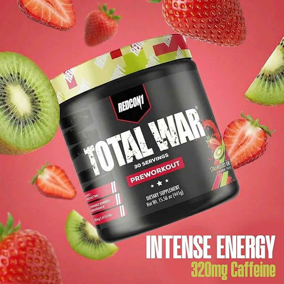 Redcon1, Total War, Preworkout, Strawberry Mango, 15.77 oz (447 g)