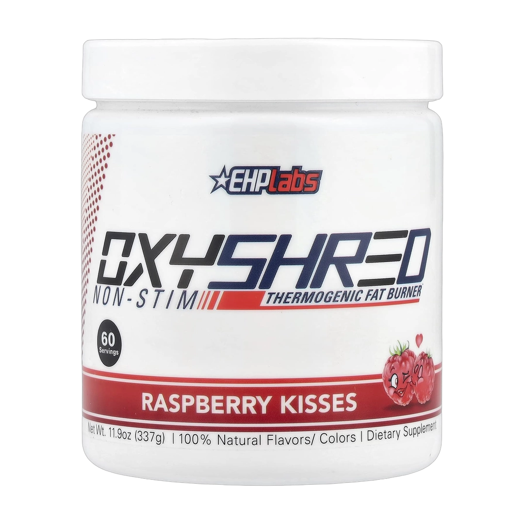 EHPlabs, OxyShred Non-Stim, Thermogenic Fat Burner, Raspberry Kisses, 11.9 oz (337 g)