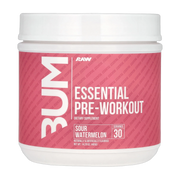 Raw Nutrition, Bum, Essential Pre-Workout, Sour Watermelon, 14.29 oz (405 g)