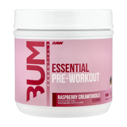 Raw Nutrition, Bum Essentials, Essential Pre-Workout, Raspberry Creamthickle, 14.39 oz (408 g)