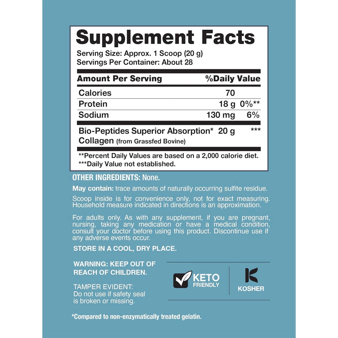 NeoCell, Collagen Bio-Peptides™ Protein, Unflavored, 20 oz (567 g)