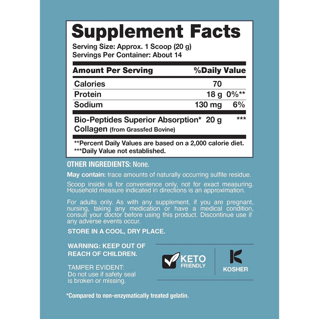 NeoCell, Collagen Bio-Peptides™ Protein, Unflavored, 10 oz (283 g)